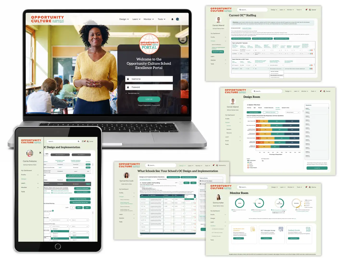 Public Impact Opportunity Culture portal UX design case study