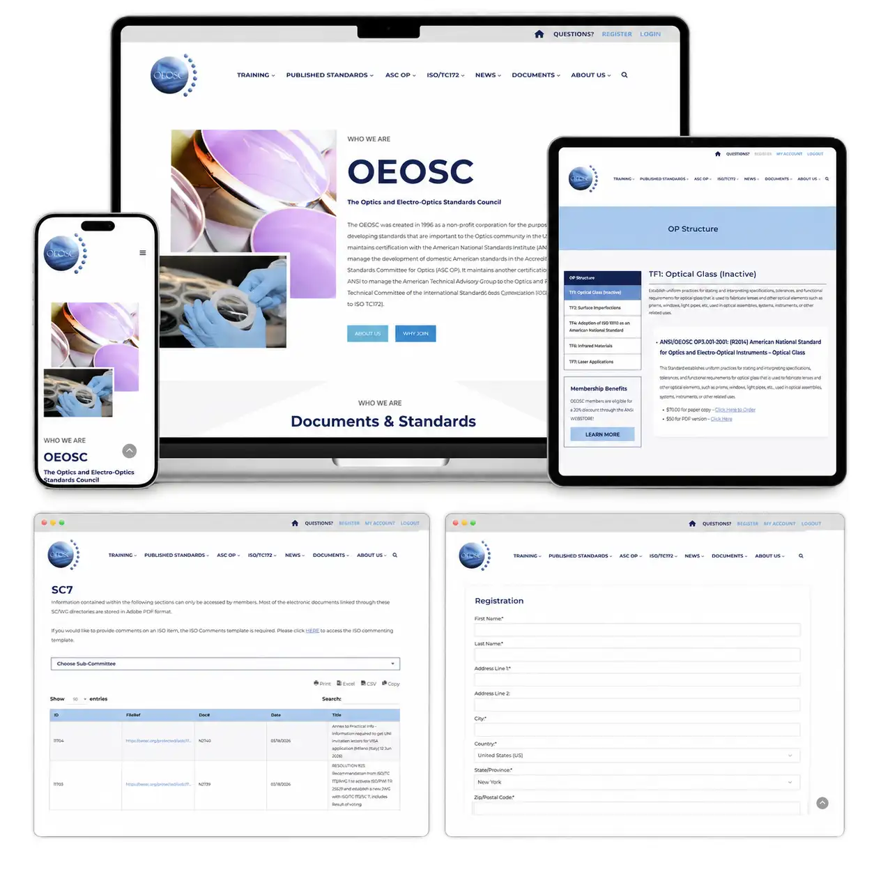 OEOSC membership platform and secure content case study