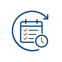 Build a review rhythm icon