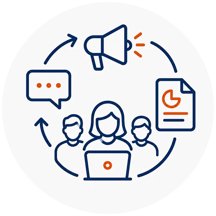 Support for in-house marketing teams